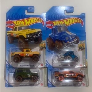 Hot Wheels Baja Blazers bundle of 4.
